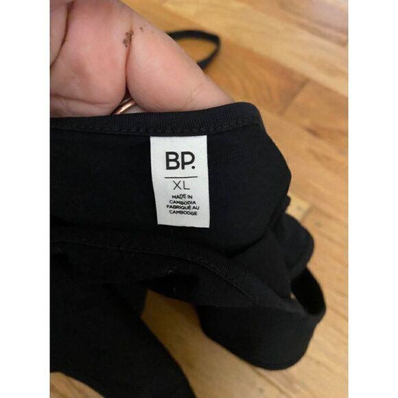 NWOT BP. Women's Black Sleeveless Bodysuit Square Neck cheeky bodysuit size XL - Picture 7 of 8